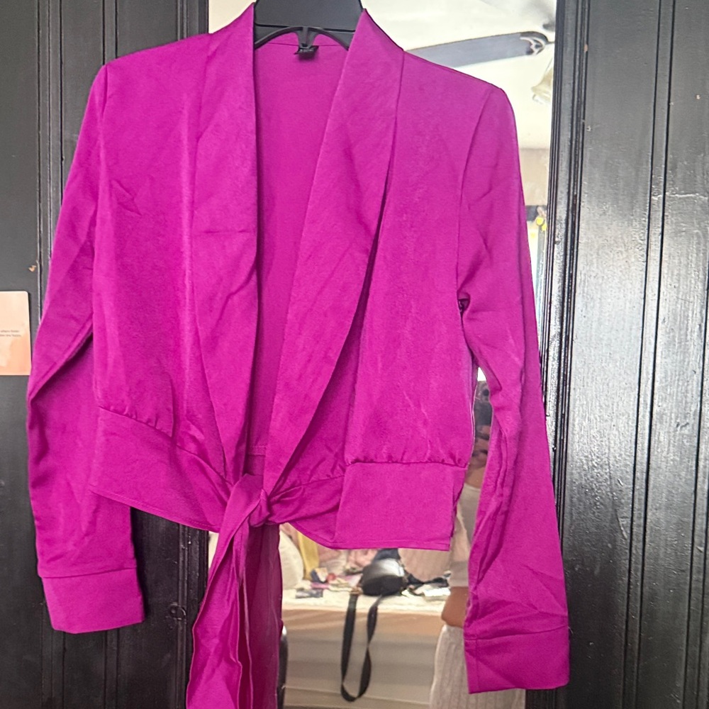 SHEIN Vibrant Pink Blazer